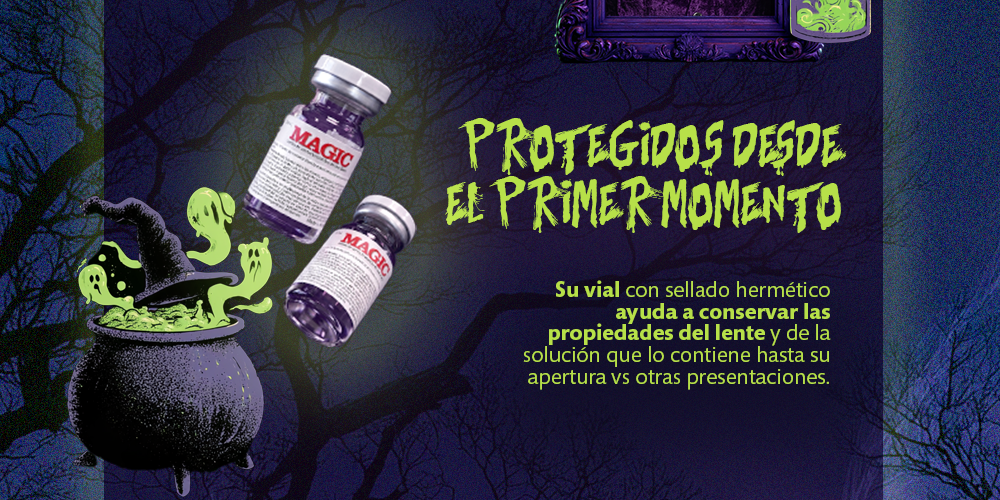 Protegidos desde el primer momento: cada lente llega en su vial con sellado hermético.
