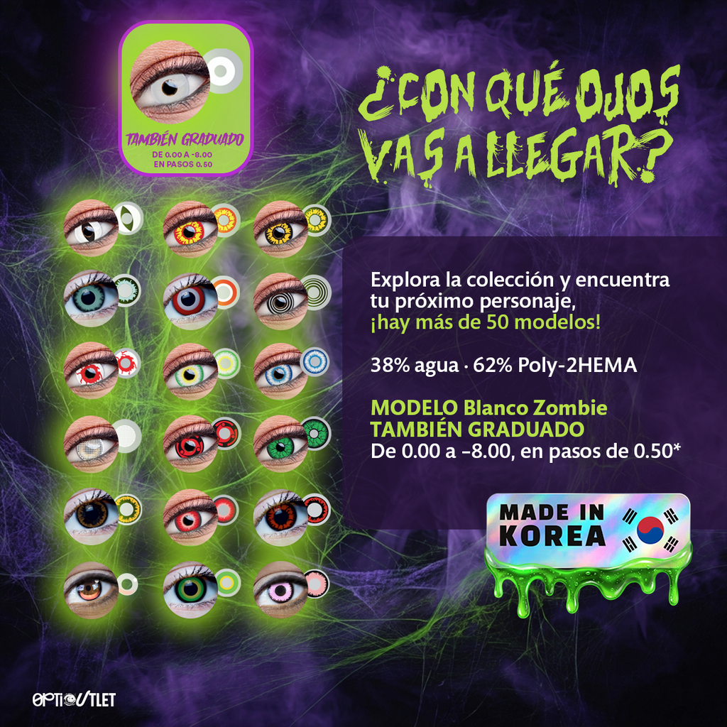 Colección de pupilentes de fantasía Optioutlet con más de 50 modelos