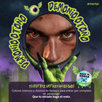 Pupilentes de fantasía Demonio Otoño de Optioutlet vistos de cerca