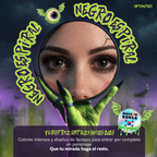 Pupilentes de fantasía Negro Espiral de Optioutlet vistos de cerca