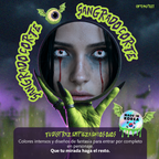 Pupilentes de fantasía Sangrado Corte de Optioutlet vistos de cerca