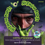 Pupilentes de fantasía Sharingan Madara de Optioutlet vistos de cerca
