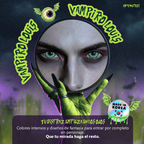 Pupilentes de fantasía Vampiro Louis de Optioutlet vistos de cerca